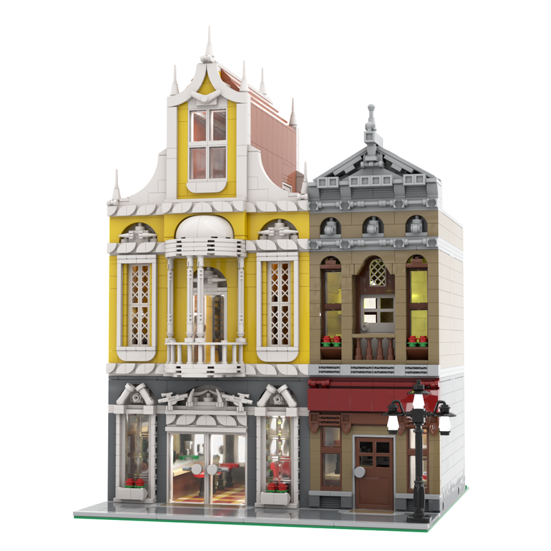 Lego Modular Bar and Apartment
