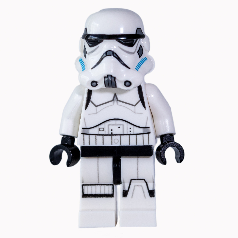 Lego Stormtrooper, Dark Azure Helmet Vents, Angry (Rebels)