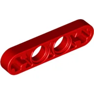 Technic Beam 1 x 4 Thin / Red
