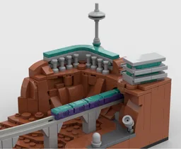 A train on Mars