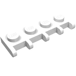 Hinge Vehicle Roof Holder 1 x 4 / White