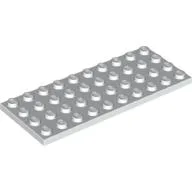 Plate 4 x 10 / White
