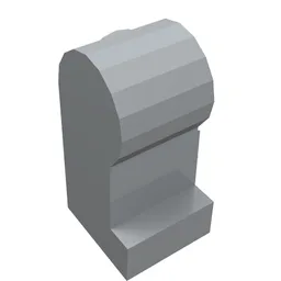 Leg, Right / Light Bluish Gray