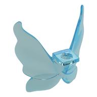 Lego Minifig Neckwear Wings Fairy Curvy / Trans-Light Blue
