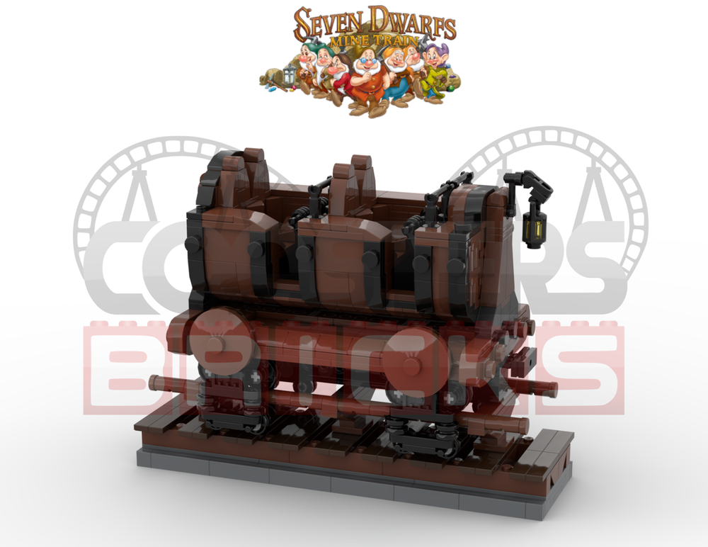 Lego ROLLERCOASTER - SEVEN DWARFS MINE TRAIN - Magic Kingdom