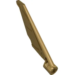 Large Figure Wing, Small / Pearl Gold