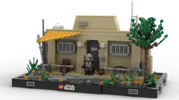 Din Nevarro Homestead Diorama