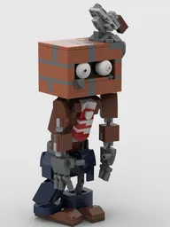 PVZ 2 Brickhead zombie