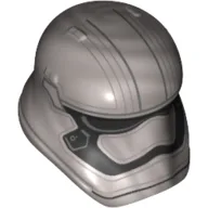 Helmet First Order Stormtrooper, Capitan Phasma - Round Mouth Print / Flat Silver