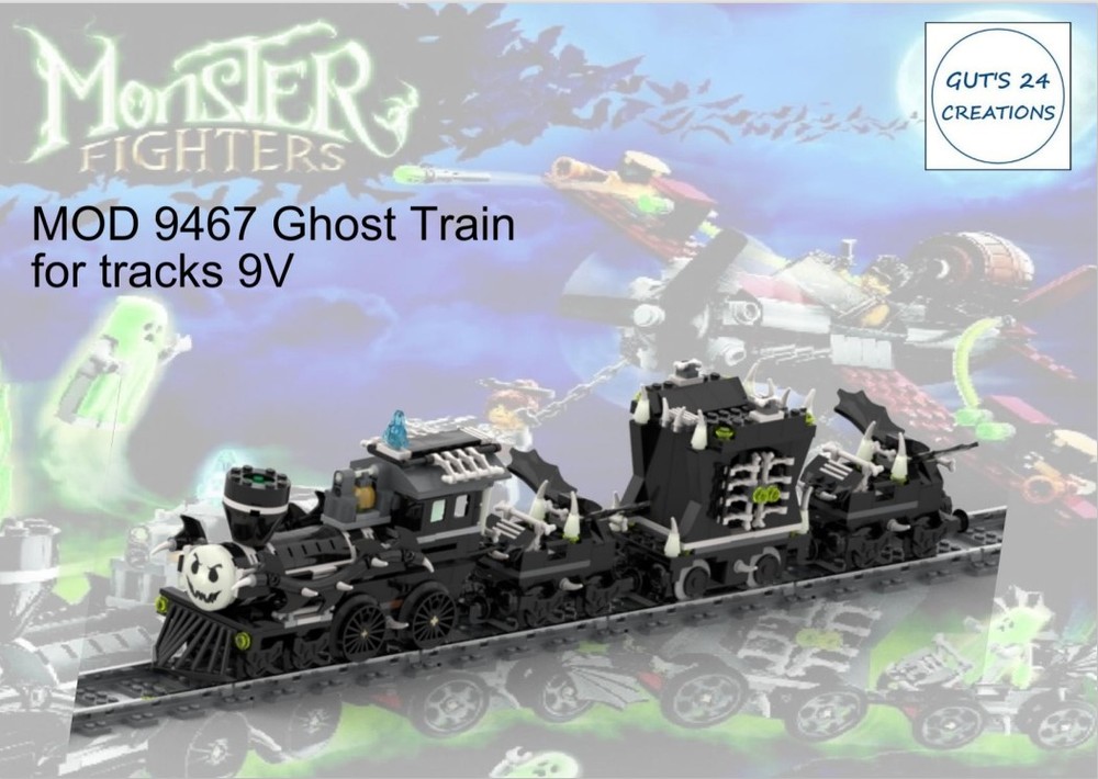 Lego Ghost train for railroad