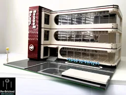 Motor Museum expandable Modular Building for cars & Speed Champions