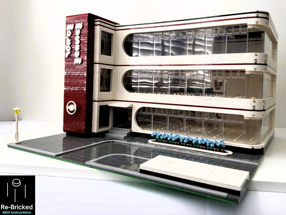 Lego Motor Museum expandable Modular Building for cars & Speed Champions