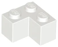 Brick 2 x 2 Corner / White