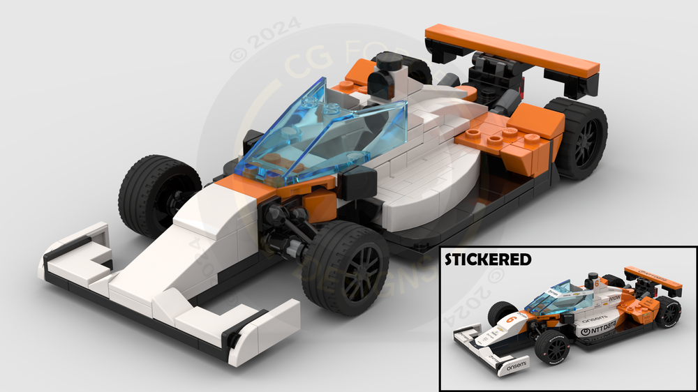 Lego Indycar 2023 AM Rosenqvist Oval - Indy 500 special