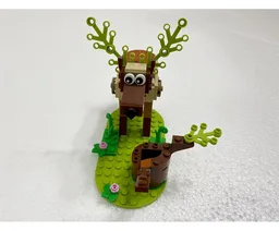 Deer with Tree Stump