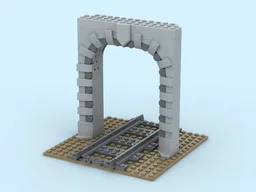 Rounded Train Tunnel Portal