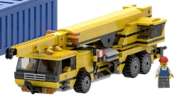 Modernized 8-Stud Speed Champions Edition of the Classic LEGO Mobile City Crane (#6361) – A Tribute to the Original