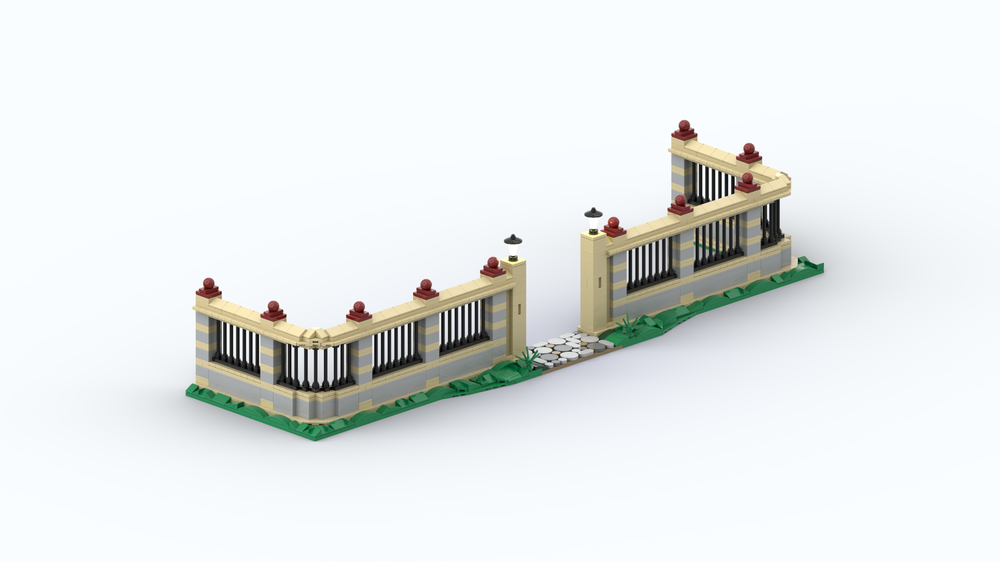 Lego Fence and rails