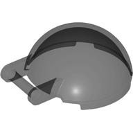 Lego Windscreen 4 x 4 x 1 2/3 Canopy Half Sphere with Handle / Trans-Black