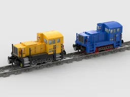 Shunter Engine V15 and V23 of the East German Railway