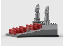 Coruscant temple stairs