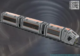 Imperial Bolt MRT-4T2 Passenger Train (Minifig Scale, RC Capable)