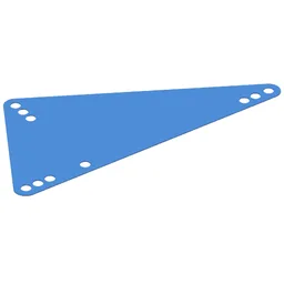 Science & Technology Panel - Triangle Medium / Trans-Dark Blue