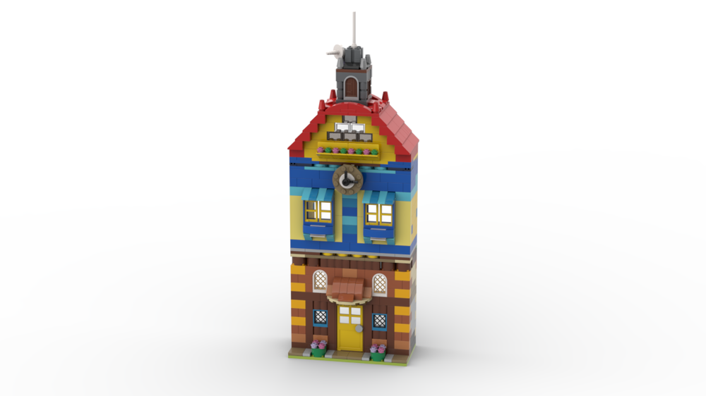Lego 11004 11005 Blue-yellow House