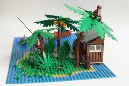 Tropical Island Hut