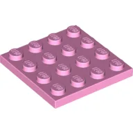 Plate 4 x 4 / Bright Pink
