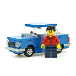 Blue car ZAZ-968M