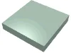 Tile 2 x 2 with Groove / Sand Green