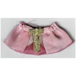 Duplo Skirt with Gold Ribbon / Pink