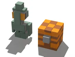 Copper Golem and Chest