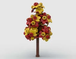 Small deciduous tree in fall (Version 2)
