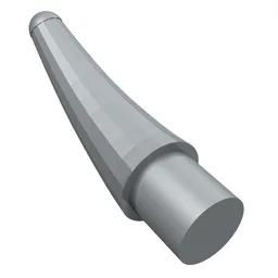 Animal Body Part, Barb / Claw / Tooth / Talon / Horn, Small / Pearl Light Gray