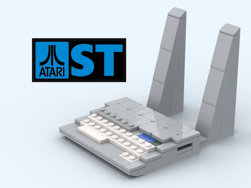 Lego Atari 520ST Smartphone Cellphone Mobile Handy Stand / Ständer