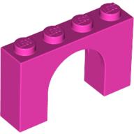 Lego Brick Arch 1 x 4 x 2 / Dark Pink
