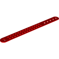 Lego DOTS Bracelet 2 Stud Wide / Red
