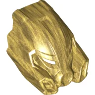 Large Figure Mask of Stone (Kanohi Kakama) / Pearl Gold