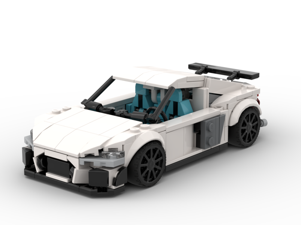 Lego Audi R8 Twin Turbo (White)
