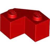 Brick Wedged 2 x 2 Facet / Red