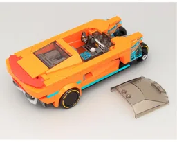 Cyberpunk car - Orange