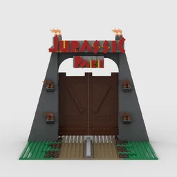 Jurassic Park Gate
