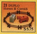 Lego Horses & Corral