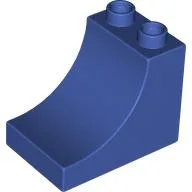 Duplo Brick 2 x 3 x 2 with Curve / Violet