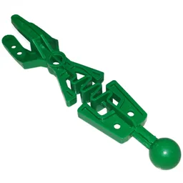 Large Figure Skeletal, Arm Forked with Flexible Center and Ball Joint / Green