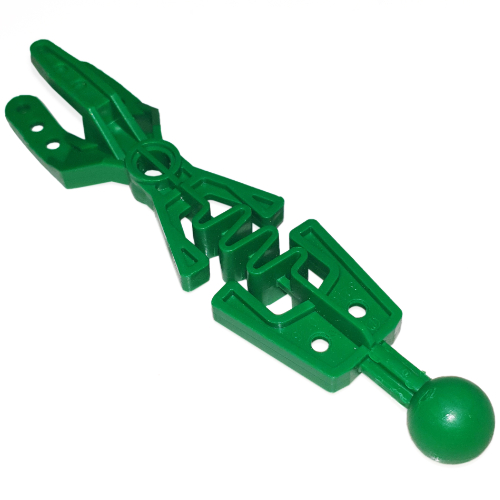 Lego Large Figure Skeletal, Arm Forked with Flexible Center and Ball Joint / Green