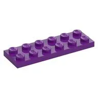 Plate 2 x 6 / Purple