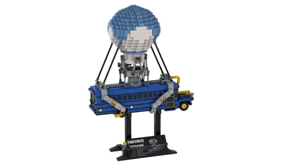 Lego Fortnite's The Battle bus